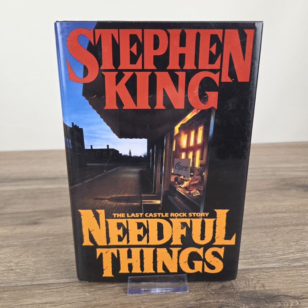 Needful Things Stephen King Hardcover Castle Rock Horror 1991 - Great Condition